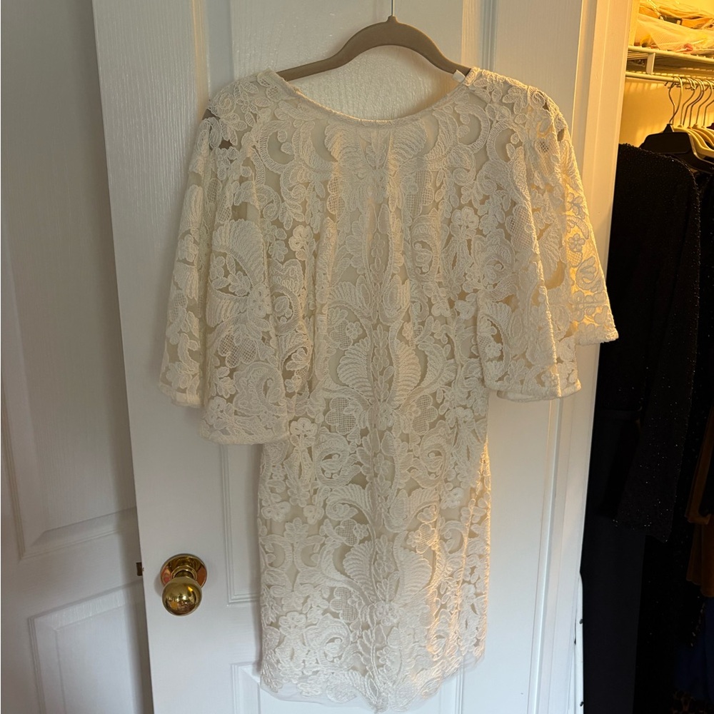 NWT Sabina Musayev White Lace Dress